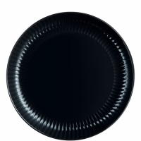 Cottage Black Dinner Plate 25cm