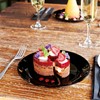 Evolutions Black Dessert Plate 19cm - 7 1/2"