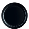 Cottage Black Dinner Plate 25cm