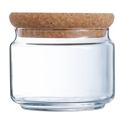 Pure Jar + Cork Lid 0.5L