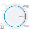 Autonomy Blue Plate 23cm - 9"