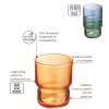 Log Brush Orange Tumbler (t) 16cl - 5 1/2oz