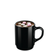 Mug Black Stackable (t) 25cl - 8 3/4oz