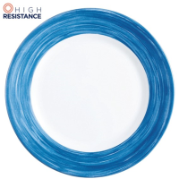 Brush Blue Jean Plate 25.2cm - 10"