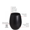 Primary Black Tumbler 36cl - 12 1/2oz