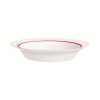 Autonomy Red Border Soup / Dish 23cm - 9"