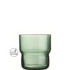 Log Brush Dark Green Tumbler (t) 22cl - 7 3/4oz