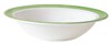 Brush Green Rim Bowl 12cm - 4 3/4"