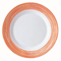 Brush Orange Dessert Plate 19.5cm - 7 1/2"