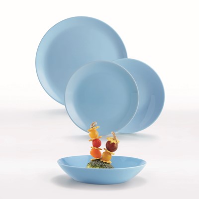 Diwali Light Blue Dinnerware Set 18pce