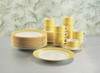 Brush Yellow Dessert Plate 19.5cm - 7 1/2"