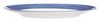 Brush Blue Plate 23.5cm - 9 1/4"