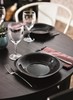 Carine Noir Soup Plate 21cm - 8 1/4"
