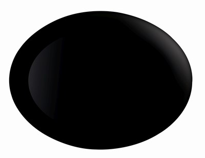 Diwali Noir Oval Dish 25 X 33cm