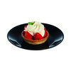Zelie Black Dessert Plate 18cm