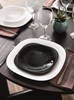 Carine Noir Dessert Plate 19cm - 7 1/2"