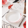Domitille Rouge Dinner Plate 25cm - 9 3/4"