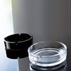 Ashtray Stackable Black 9cm - 3 1/2"