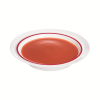 Autonomy Red Border Soup / Dish 23cm - 9"