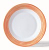 Brush Orange Plate Side Plate 15.5cm - 6"