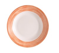 Brush Orange Soup Plate 22.5cm - 8 3/4"