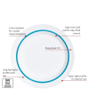 Autonomy Blue Plate 19cm - 7 1/2"