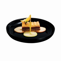 Friends' Time Black Dinner Plate 25cm - 9 3/4"