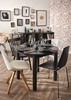 Carine Noir Soup Plate 21cm - 8 1/4"