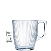 Stripy Mug (t) 25cl - 8 3/4oz