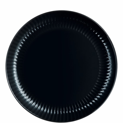 Cottage Black Dinner Plate 25cm