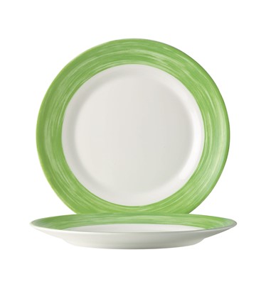 Brush Green Dessert Plate 19.5cm - 7 1/2"