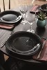 Carine Noir Dinner Plate 26cm - 10 1/4"