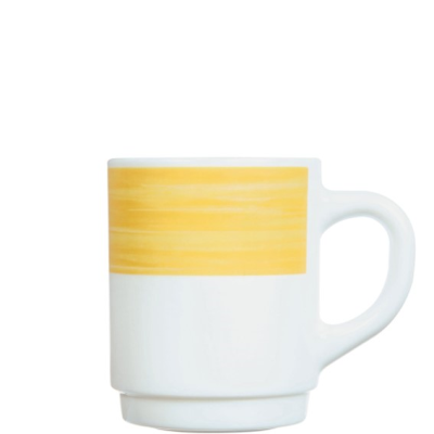 Brush Yellow Mug 25cl - 8 3/4oz