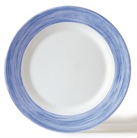 Brush Blue Side Plate 15.5cm - 6"