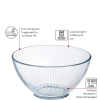 Stripy Bowl (t) 50cl - 17 1/2oz