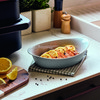 Smart Cuisine Wavy Granit Oval Dish 29x17cm
