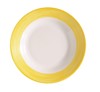 Brush Yellow Soup Plate 22.5cm - 8 3/4"