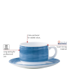 Brush Blue Jean Cup 19cl - 6 3/4oz