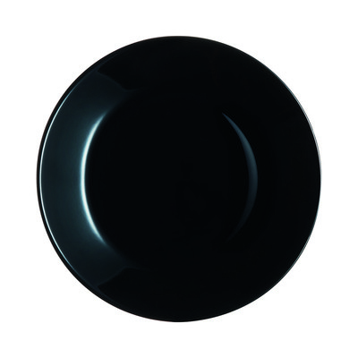Zelie Black Dessert Plate 18cm