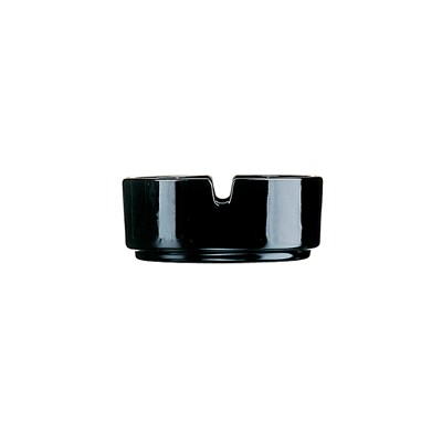 Ashtray Stackable Black 9cm - 3 1/2"