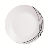 Domitille Noir Dinner Plate 25cm