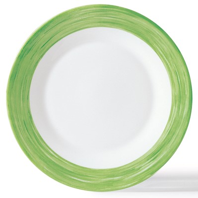 Brush Greem Plate 23.5cm - 9 1/4"
