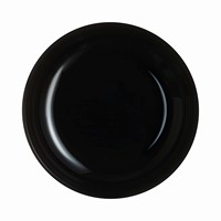 Friends' Time Black Soup / Pho Plate 17cm - 6 3/4"