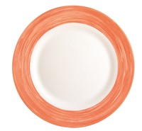Brush Orange Saucer 14cm - 5 1/2"