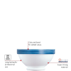Brush Blue Jean Bowl 50cl - 17 1/2oz