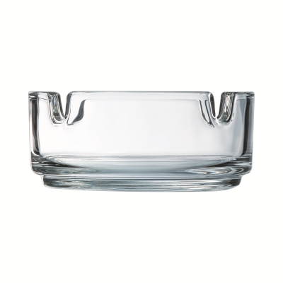 Ashtray Stackable Clear 9cm - 3 1/2"