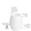 Primary White Tumbler 36cl - 12 1/2oz