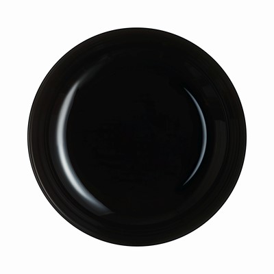 Friends' Time Black Soup / Pho Plate 17cm - 6 3/4"