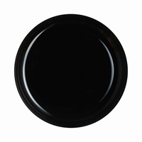 Friends' Time Black Mezze Plate 30cm - 11 3/4"